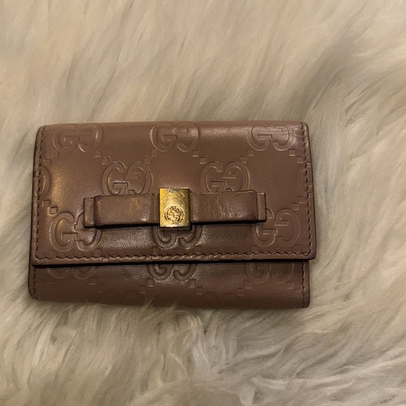 Gucci leather embossed Guccissima GG key case EUC - Picture 5 of 10